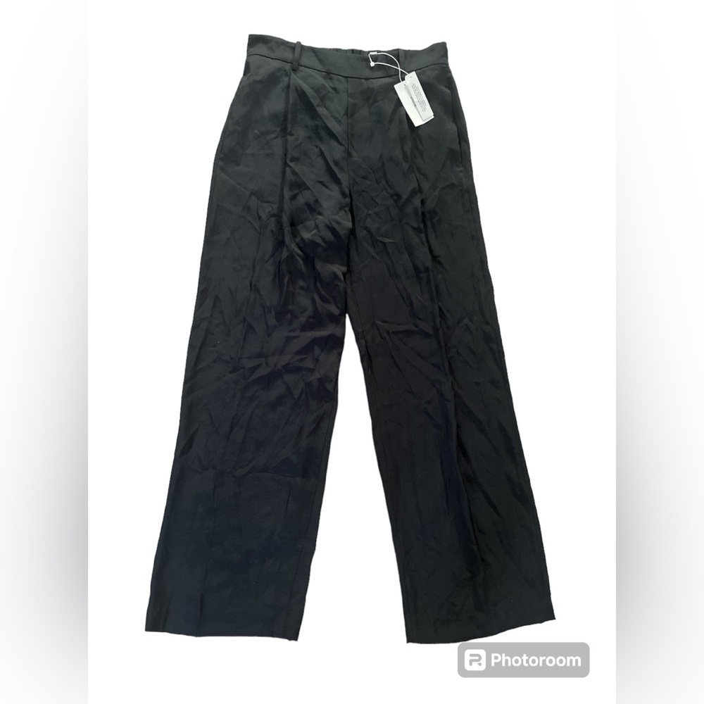 Vince Black Wideleg Dress Pants Medium NWT